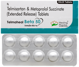 Telmaheal Beta 50 Tablet 10